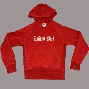 Roper Red Cotton Hoodie